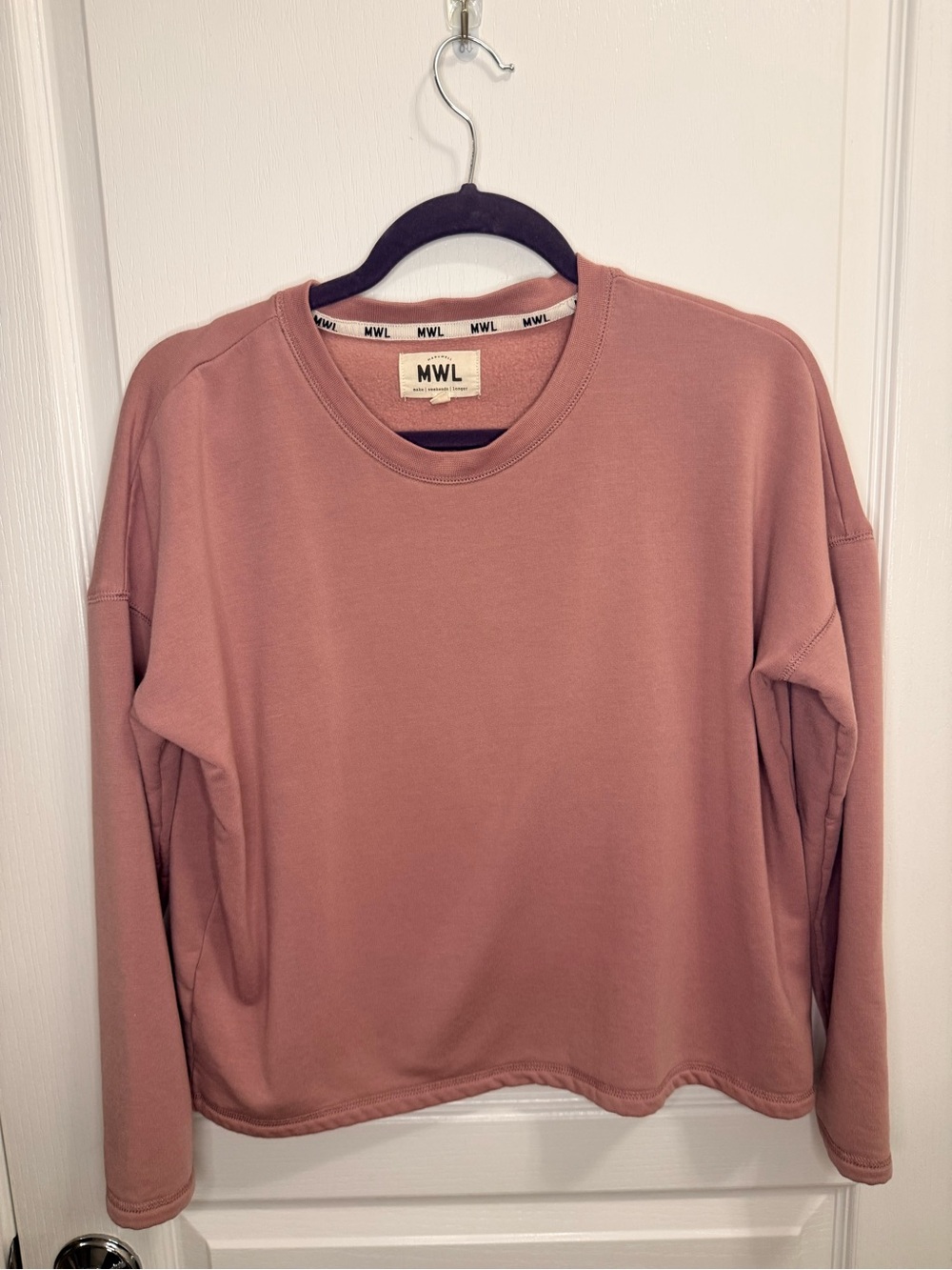 Madewell Women's Dusty Rose Crewneck Sweatshirt